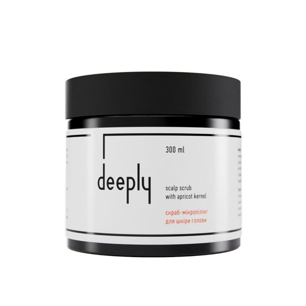 Скраб deeply scalp scrub with apricot kernel для шкіри голови 300 мл DP0004 фото